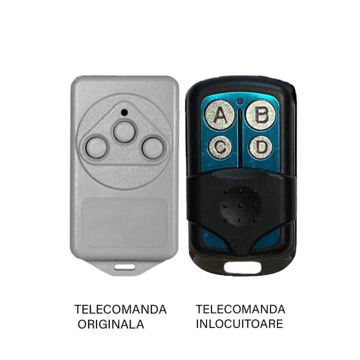 Telecomanda inlocuitoare poarta garaj de 2 si 4 canale cod fix 433.92MHz Proteco TX433 compatibila cu originalul (844)
