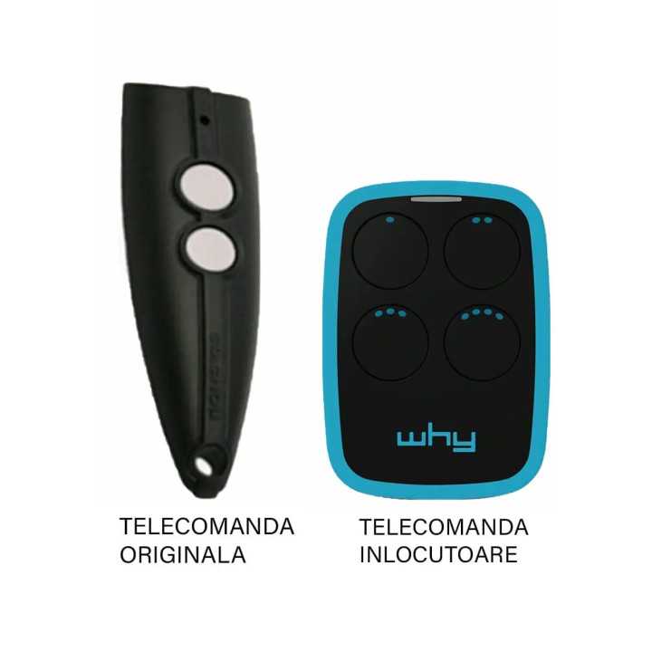 Telecomanda inlocuitoare poarta garaj cod saritor 433.92MHz Stagnoli Venus Av223 compatibila cu originalul (592)