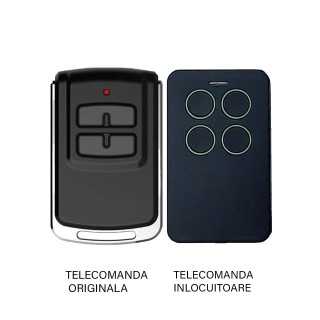 Telecomanda inlocuitoare poarta garaj 4 butoane T4301 Cod Saritor Compatibila cu automatizarile LINOMATIK si receptorul extern R