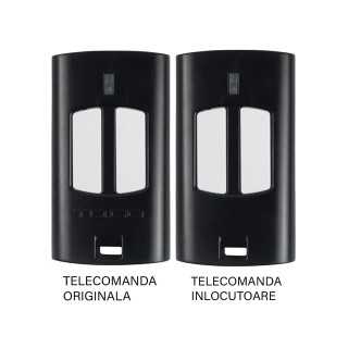 Telecomanda inlocuitoare poarta garaj 2 butoane cod saritor frecventa 433.92MHz Beninca TO.GO2WV compatibila cu originalul (801)