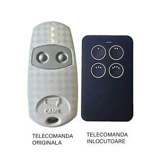 Telecomanda inlocuitoare poarta garaj 2 butoane cod fix frecventa 862.35MHz Came Top 862EE compatibila cu originalul (807)