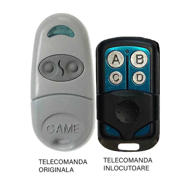 Telecomanda inlocuitoare poarta garaj 2 butoane cod fix frecventa 433.92MHz Came Top 432NA compatibila cu originalul (806)