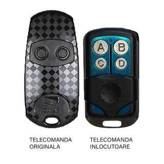 Telecomanda inlocuitoare poarta garaj 2 butoane cod fix frecventa 433.92MHz Came Top 432EV compatibila cu originalul (805)