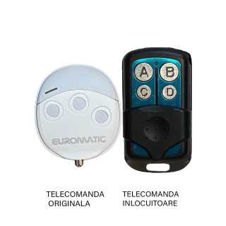 Telecomanda inlocuitoare pentru poarta garaj de 2 si 4 canale cod fix 433.92MHz Proteco PTX 3EI compatibila cu originalul (844-1