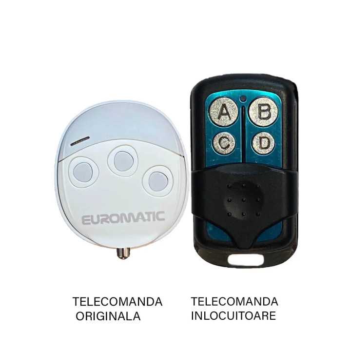 Telecomanda inlocuitoare pentru poarta garaj de 2 si 4 canale cod fix 433.92MHz Proteco PTX 3EI compatibila cu originalul (844-1