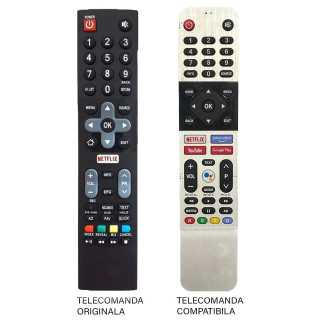 Telecomanda inlocuitoare compatibila pentru televizor Utok U40FHD5 U43UHD1 U50UHD1 U55UHD1 MFY 1215 (362-3)