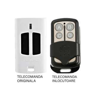 Telecomanda inlocuitoare 2 butoane frecventa 433.92MHz Beninca WP2 compatibila cu originalul (802)