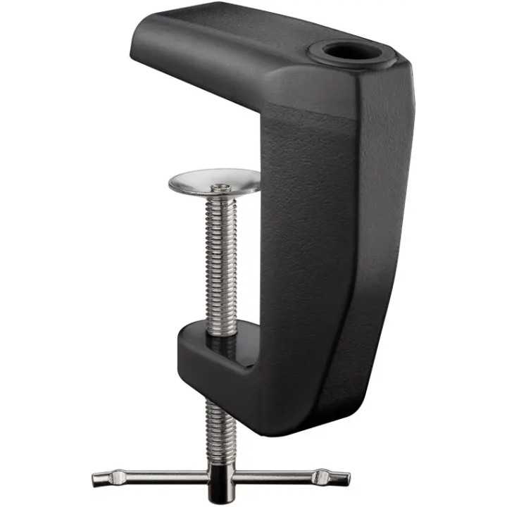 Suport prindere birou negru rezerva pentru lampa de lucru pentru cod 65575 /64986 /64988 /64990 Goobay 64987