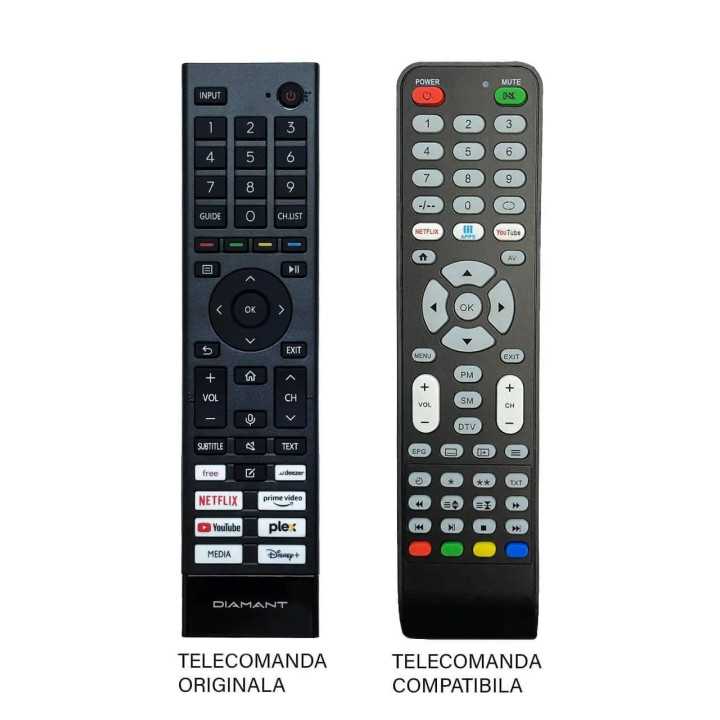Telecomanda inlocuitoare compatibila TV Diamant /HORIZON /Hisense 43HL5530U/C ER 9581 (428-1)