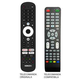 Telecomanda inlocuitoare compatibila TV HORIZON 40HQ8590U/D ER 9580 (580)