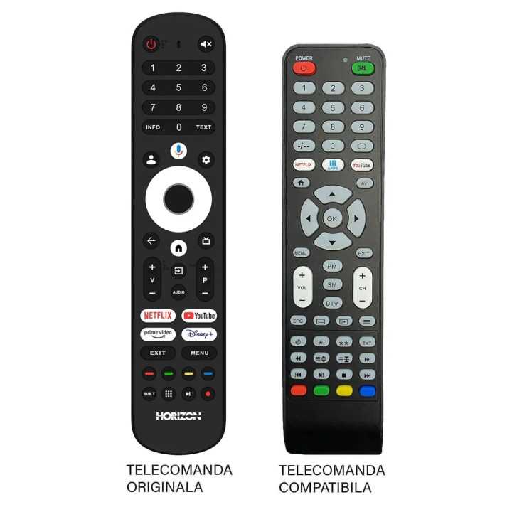 Telecomanda inlocuitoare compatibila TV HORIZON 40HQ8590U/D ER 9580 (580)