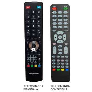 Telecomanda inlocuitoare compatibila TV Kruger&Matz PIL0326 cod ER 9442 (442)