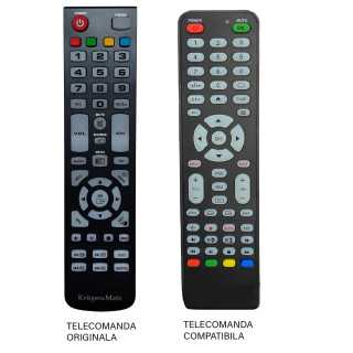 Telecomanda inlocuitoare compatibila TV Kruger&Matz KM0232 /KM0248 /KM0250 /KM0255UHD /KM0265UHD cod ER 9448 (448)