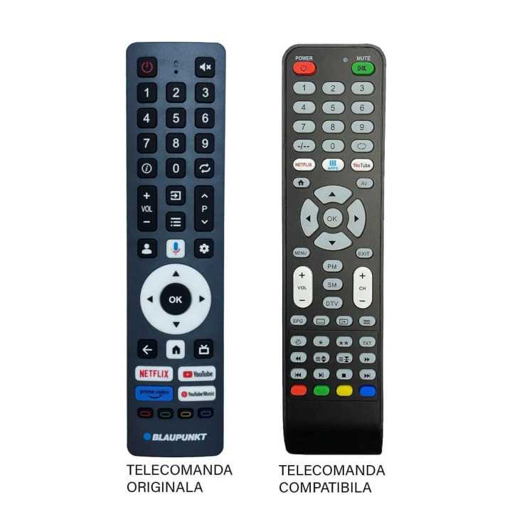 Telecomanda inlocuitoare compatibila TV Blaupunkt 50UGC5500S ER 9582 (582)