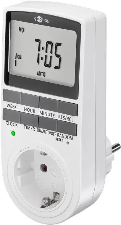 Priza programabila digitala pentru interior 3680W, Goobay 64900