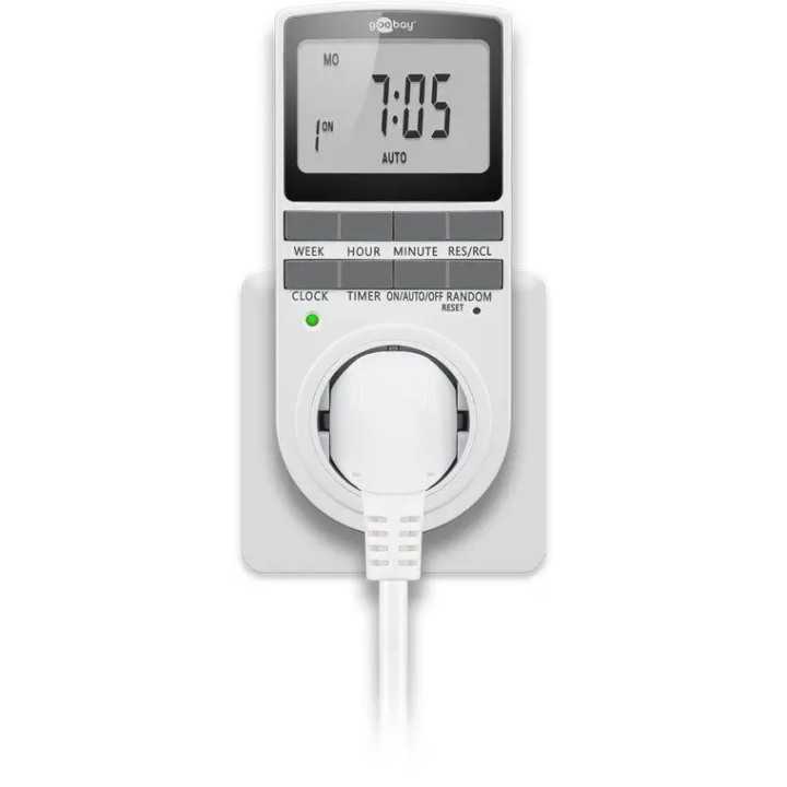 Priza programabila digitala pentru interior 3680W, Goobay 64900