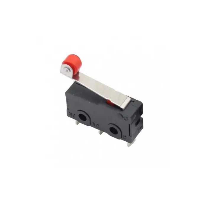 MICRO SWITCH mini cu tija 19mm si rola 4mm 5A 125-250V 20x18x6mm