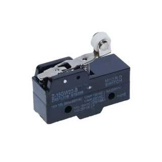 MICRO SWITCH cu tija scurta 40mm si rola 11mm Cursa de actiune 8mm Z-15GW22-B 49x18x29/46mm 15A 125 /250 /480VAC
