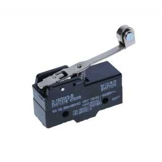 MICRO SWITCH cu tija lunga 63mm si rola 11mm 49x18x29/46mm Z-15GW2-B 15A 125 /250 /480VAC