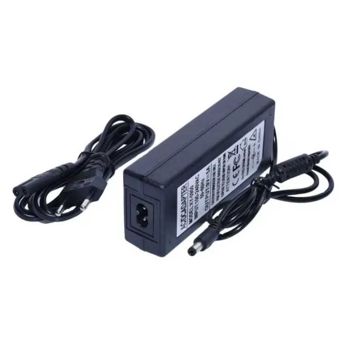 Alimentator in comutatie 100-240VAC - 9VDC 5A 2.5x5.5 mm + Cablu de alimentare ALX-7A022