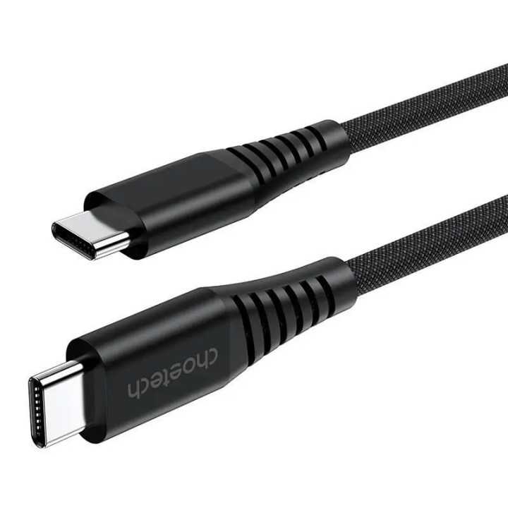 Cablu magnetic date / incarcare USB-C - USB-C Choetech XCC-1051-BK 1.8m PD3.1 240W negru