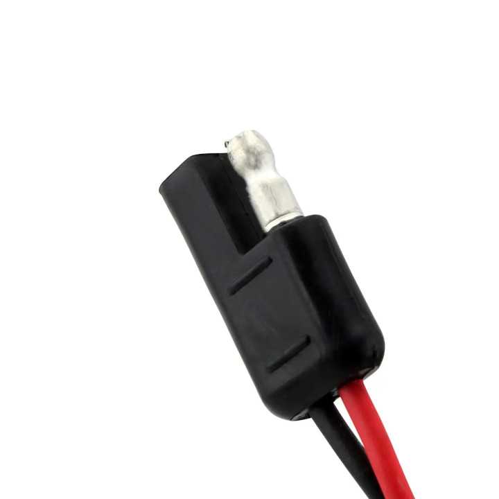 Cablu cu conector TAXI RP PAS 8 mm 14AWG (+ DEZIZ) rosu