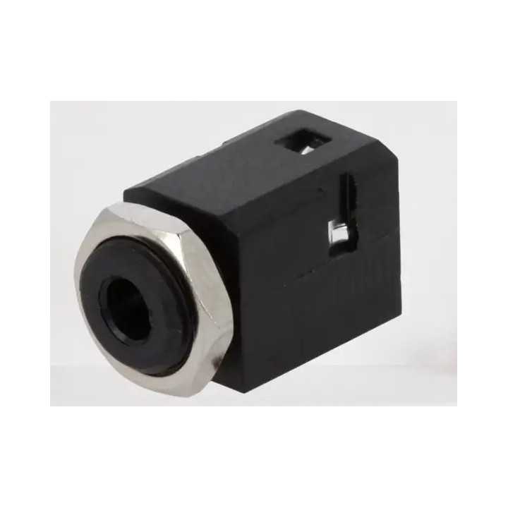 Conector Jack 3.5 mm CLIFF FC681375VH soclu mama stereo 3 contacte pe panou cu piulita