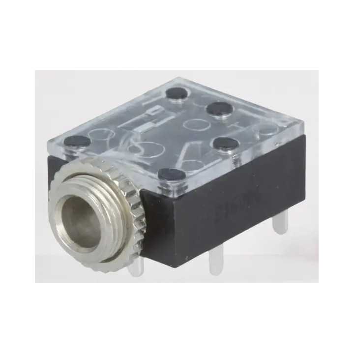 Conector Jack 3.5 mm CLIFF JYS-35 (FT6320) soclu mama stereo 3 contacte 5 terminale pentru placa /panou