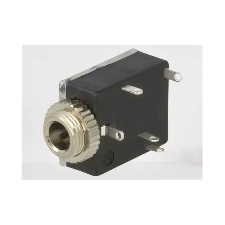 Conector Jack 3.5 mm LUMBERG 1503-09 soclu mama stereo cu intrerupator dublu cu montare pe placa /panou