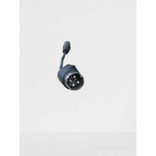 Adaptor alimentare cu cablu intrare mama 2.1x5.5 mm la mufa tata 4 pini rotunda