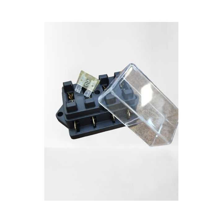 Suport siguranta auto medie 20mm cutie /bloc 4 sigurante