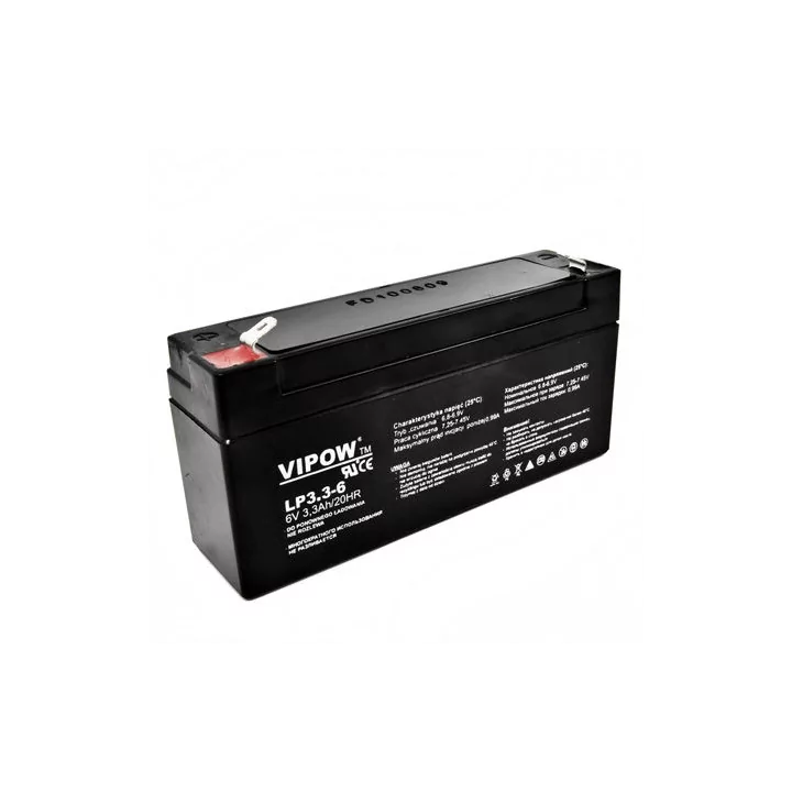 Acumulator gel plumb 6V 3.3Ah Vipow