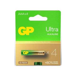 Set 4 baterii Ultra ALKALINE GP R3 AAA GP24AU-PGB4
