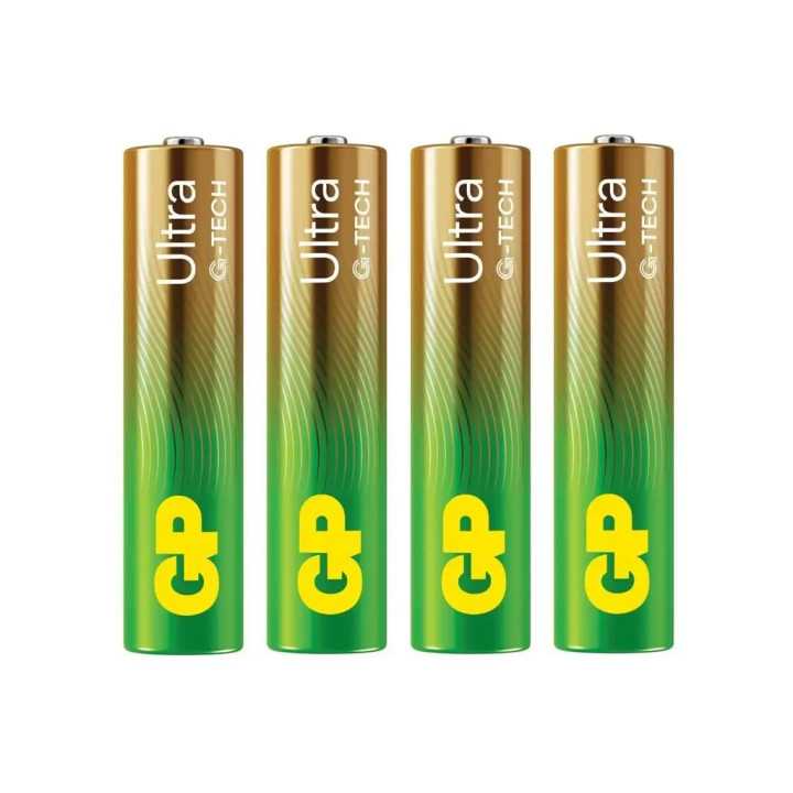 Set 4 baterii Ultra ALKALINE GP R3 AAA GP24AU-PGB4