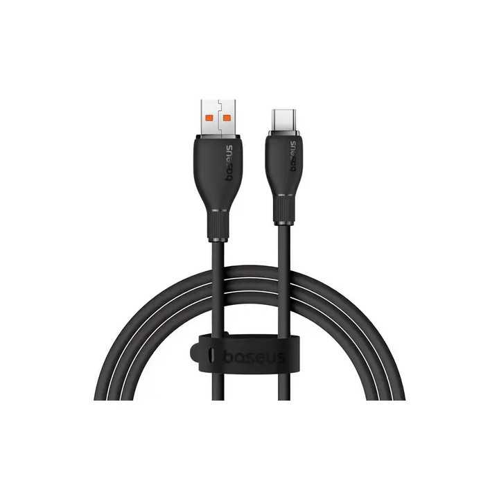 Cablu alimentare si date Baseus P10355703111-00 Pudding Fast Charging /Data USB la USB Type-C 100W 1.2m negru