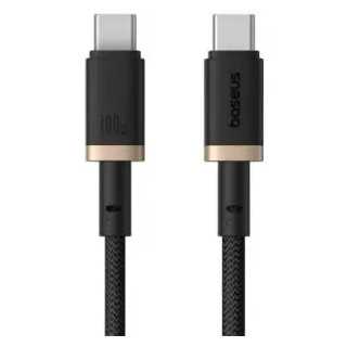 Cablu alimentare si date Baseus P10377803U01-00 Dura Fast Charging /Data USB Type-C la USB Type-C 100W certificat 1m galben+negr