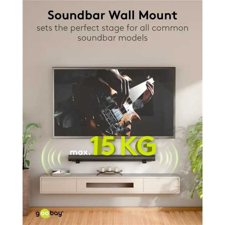 Suport de perete Universal pentru Soundbar 70827 Goobay