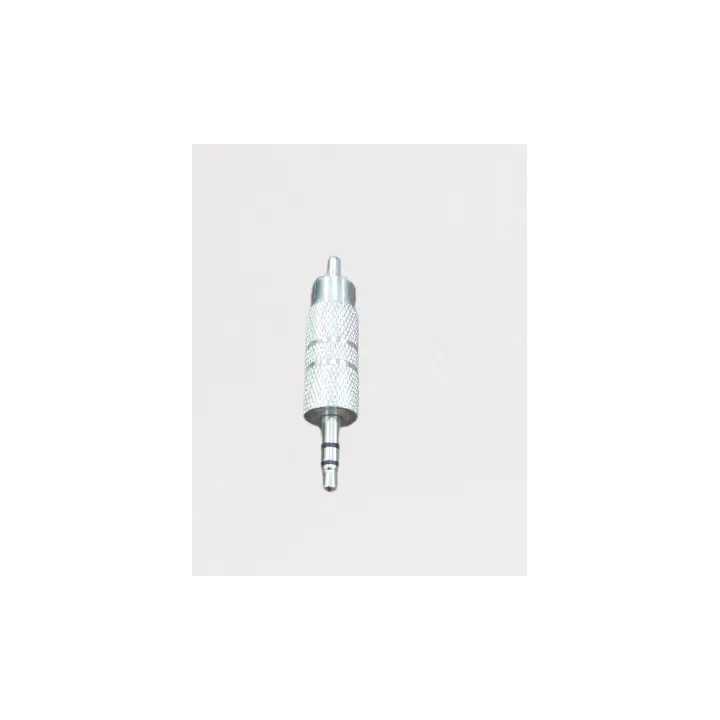 Adaptor Jack 3.5 mm STEREO tata - RCA tata metal