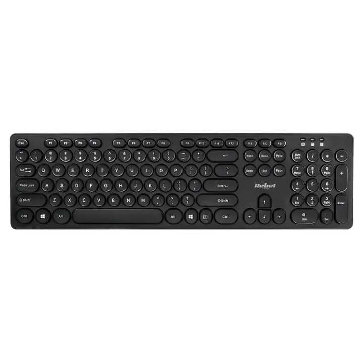 Tastatura Wireless 2.4GHz 96-taste WK100 REBEL KOM1028 445x125x20mm