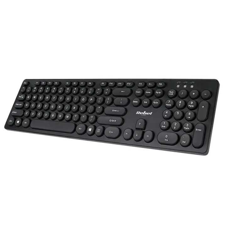 Tastatura Wireless 2.4GHz 96-taste WK100 REBEL KOM1028 445x125x20mm