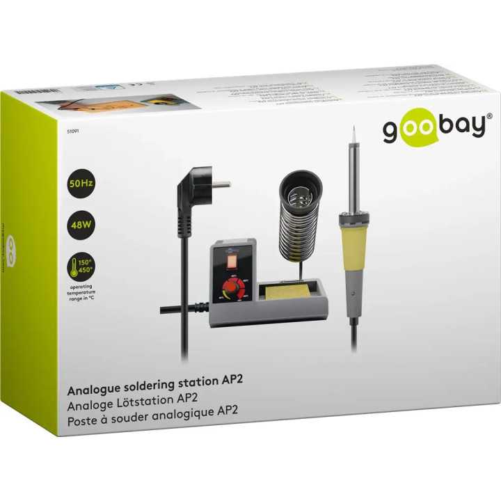 Statie de lipit analog temperatura reglabila 150-450 grade Goobay 51091