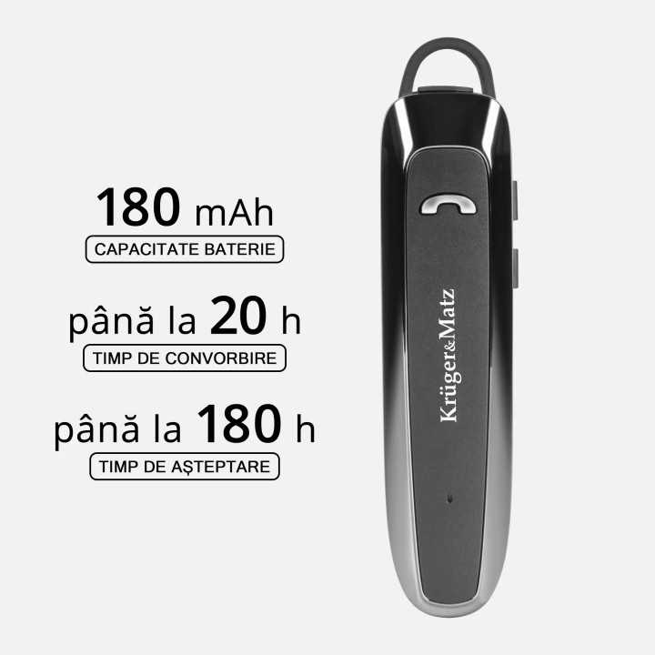 Casca bluetooth 5.2 20 ore K14 Kruger&Matz KM0602