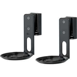 Set suporti de perete pentru difuzor negru Modern Era 1 Flex compatibil Sonos Era 100 71025 Goobay