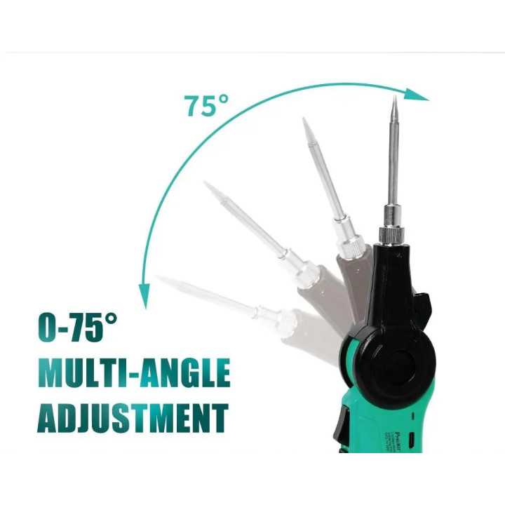 Letcon de lipit Pros`Kit SI-B20L 16W cu cap mobil fara fir cu USB-C si acumulator