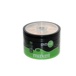 Set DVD+R 4.7GB 16x 50buc pe folie Maxell 275736.40.TE
