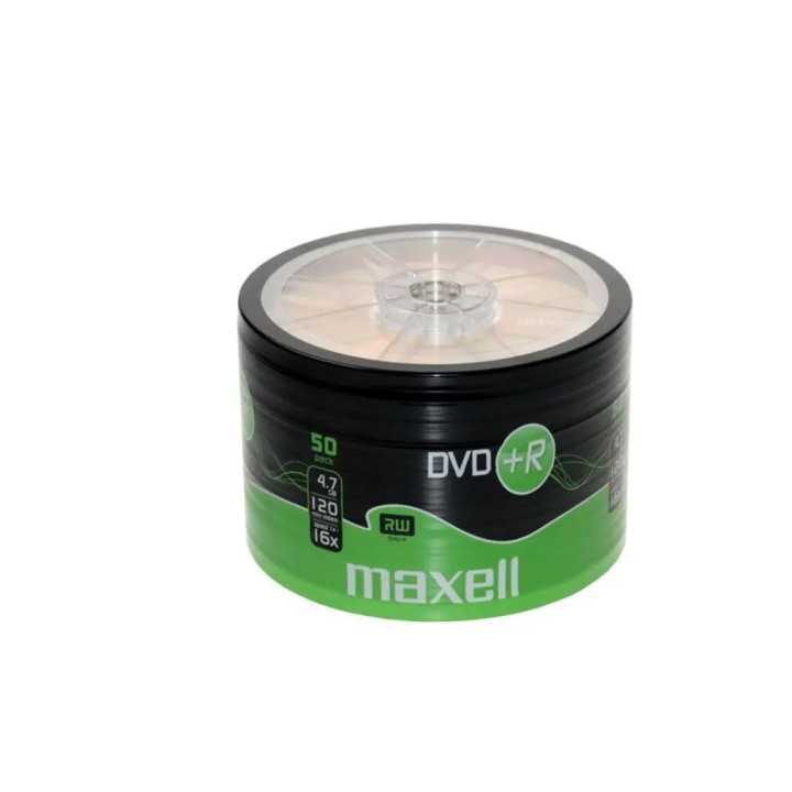 Set DVD+R 4.7GB 16x 50buc pe folie Maxell 275736.40.TE