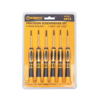Set de surubelnite Worksite WT8091 6 buc PH00 PH0 PH1 -5/64" -1/8" -5/32"
