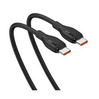 Cablu alimentare /date Baseus Pudding Fast Charging USB Type-C - USB Type-C 100W 1.2m negru P10355702111-00