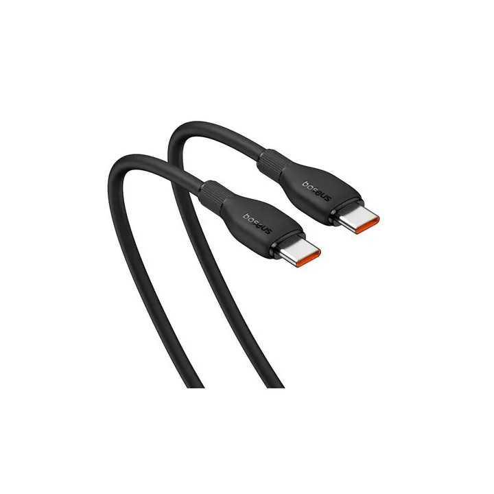 Cablu alimentare /date Baseus Pudding Fast Charging USB Type-C - USB Type-C 100W 1.2m negru P10355702111-00
