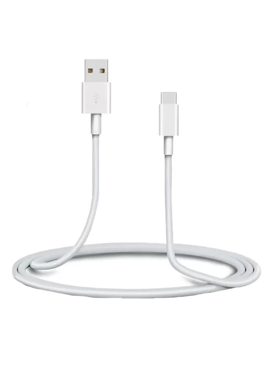 Cablu de incarcare si transfer date USB-A - USB-C 2m alb (517)